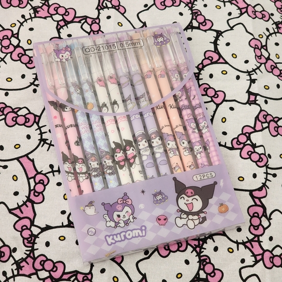 (7) set SANRIO ERASABLE PENS BLACK INK - Picture 3 of 8